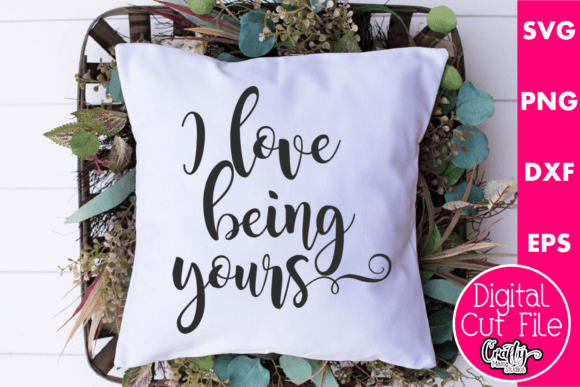 I Love Being Yours: A Heartfelt Embroidery Design for Real Projects